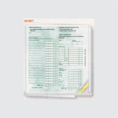 W487 - Deposit Slip Book