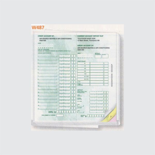 W487 - Deposit Slip Book